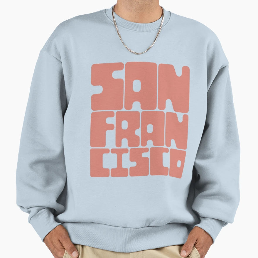 San Francisco Tawny Orange Sweatshirt - Streetwear Style for Adults - T-Shirt, Sweatshirt, Hoodie