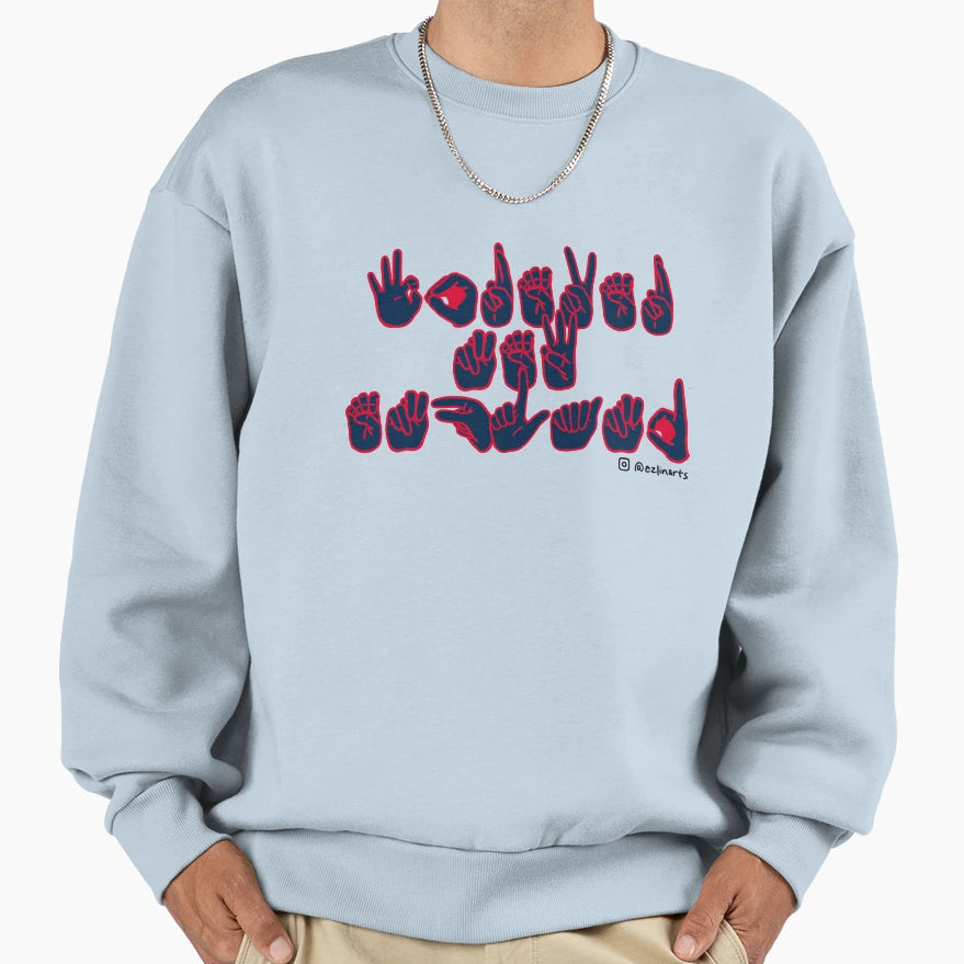 Forever New England Asl Sweatshirt - Graphic Print Unisex - T-Shirt, Sweatshirt, Hoodie