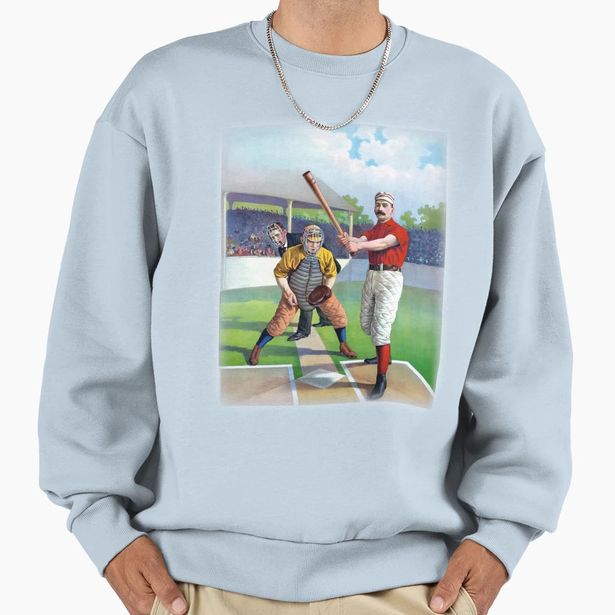 Old Baseball Game Sweatshirt - Aesthetic Graphic Unisex - T-Shirt, Sweatshirt, Hoodie