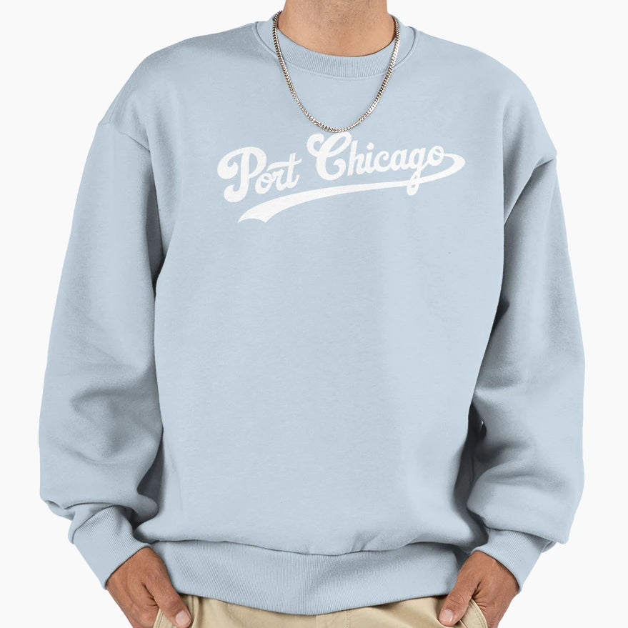 Port Chicago White Sweatshirt - Aesthetic Graphic Unisex - T-Shirt, Sweatshirt, Hoodie