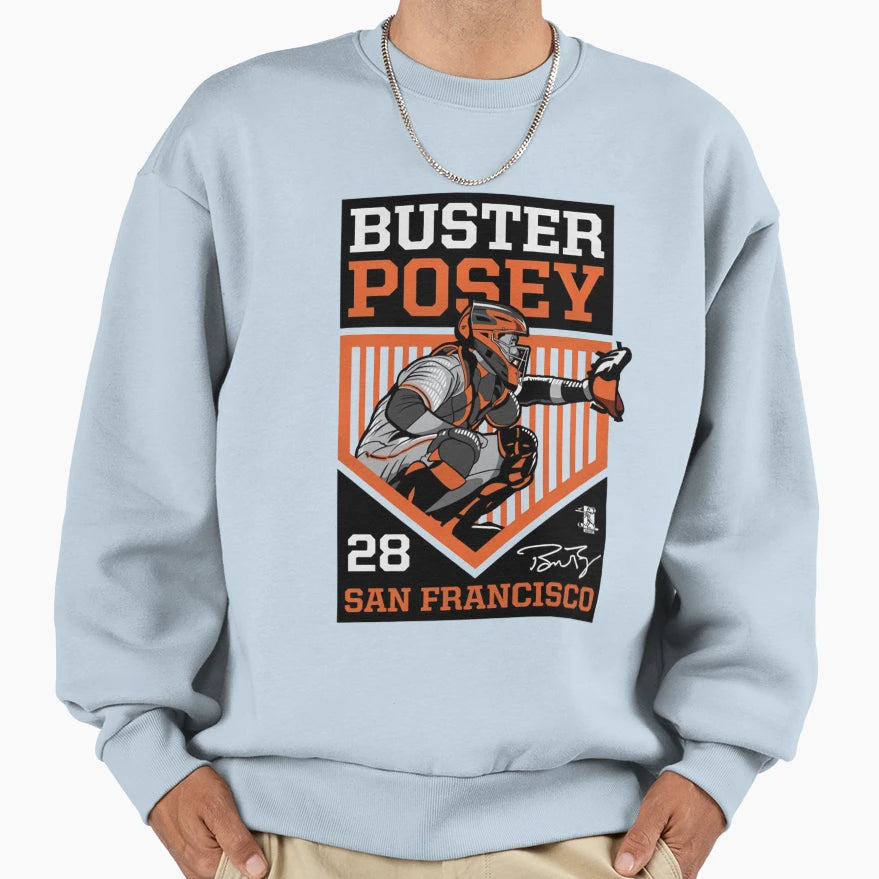 Buster Posey Pro Sweatshirt - Trendy Graphic Men Women - T-Shirt, Sweatshirt, Hoodie