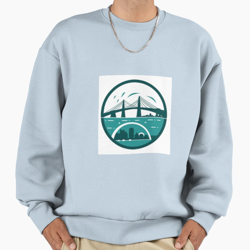 City River Sweatshirt - Graphic Print Unisex - T-Shirt, Sweatshirt, Hoodie