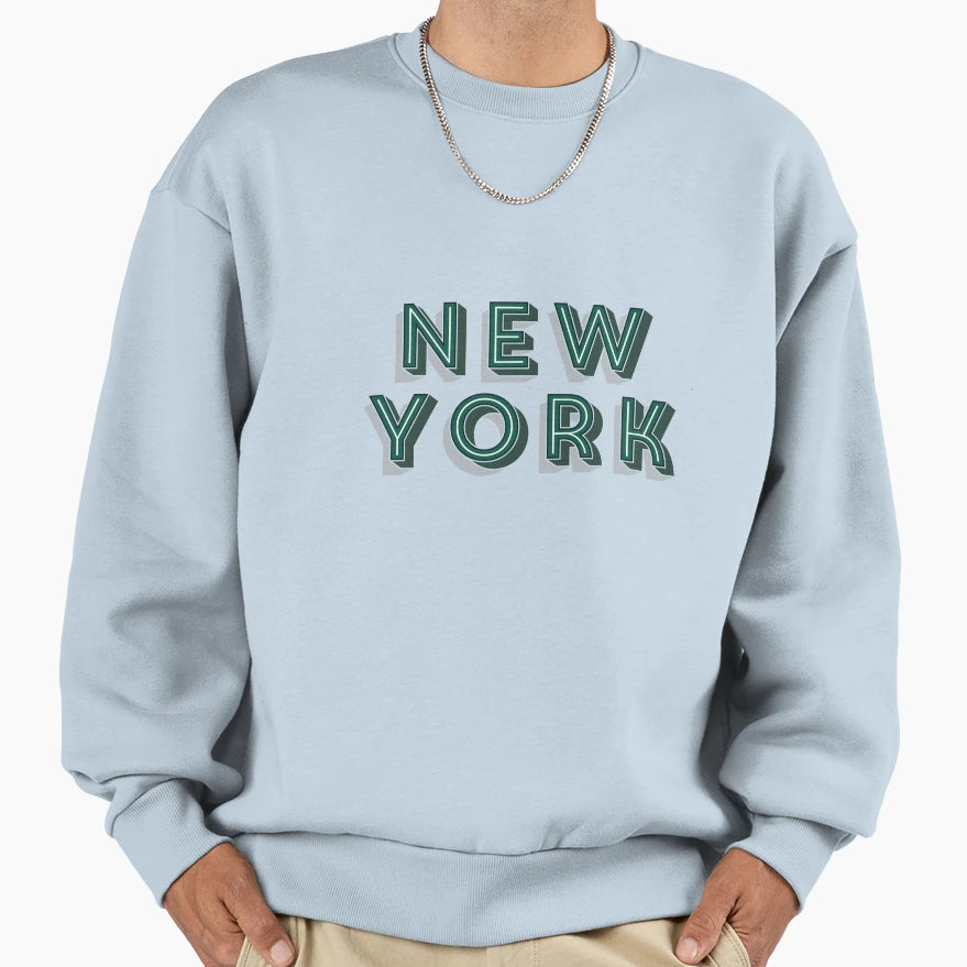 New York Sweatshirt - Graphic Print Unisex - T-Shirt, Sweatshirt, Hoodie