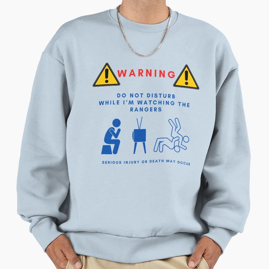 Warning Sweatshirt - Custom Art Print Men Women - T-Shirt, Sweatshirt, Hoodie