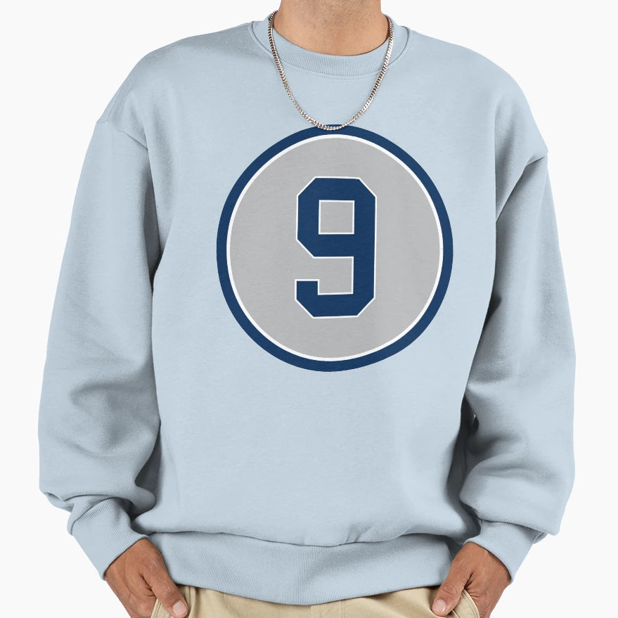 Roger Maris 9 Away Jersey Number Sweatshirt - Minimalist Print Men Women - T-Shirt, Sweatshirt, Hoodie