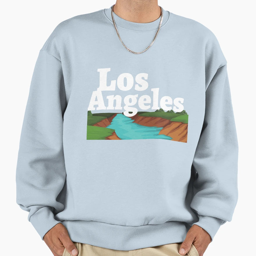 Los Angeles Sweatshirt - Custom Art Print Unisex - T-Shirt, Sweatshirt, Hoodie