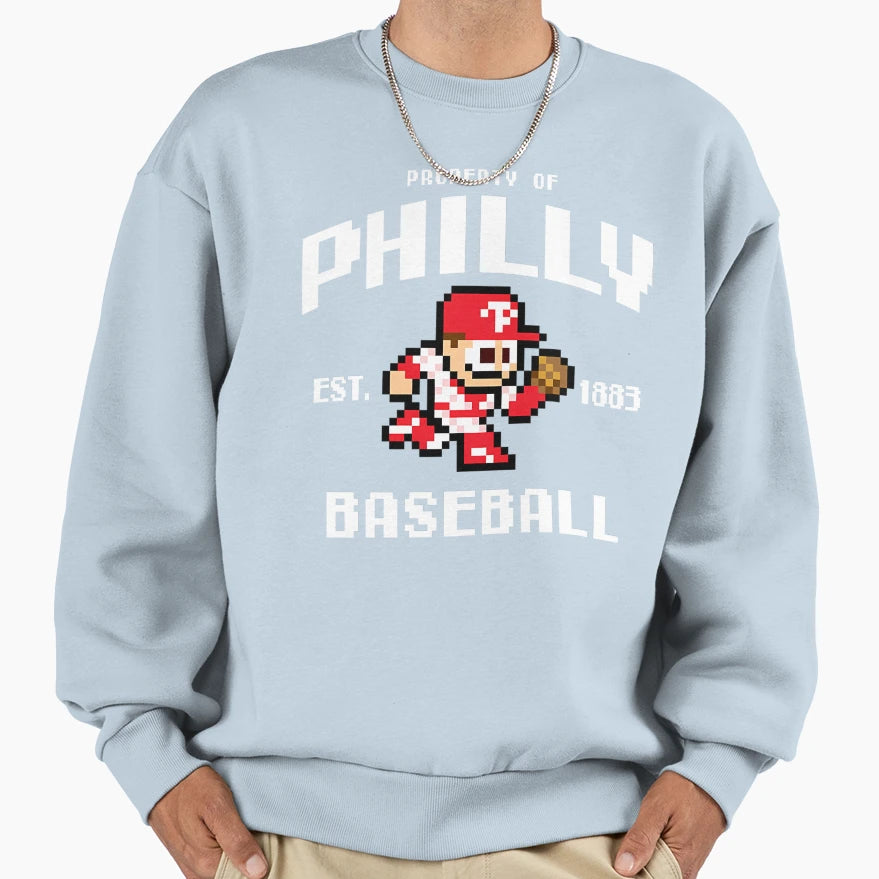 Property Philadelphia Phillies Baseball Sweatshirt - Graphic Print Unisex - T-Shirt, Sweatshirt, Hoodie