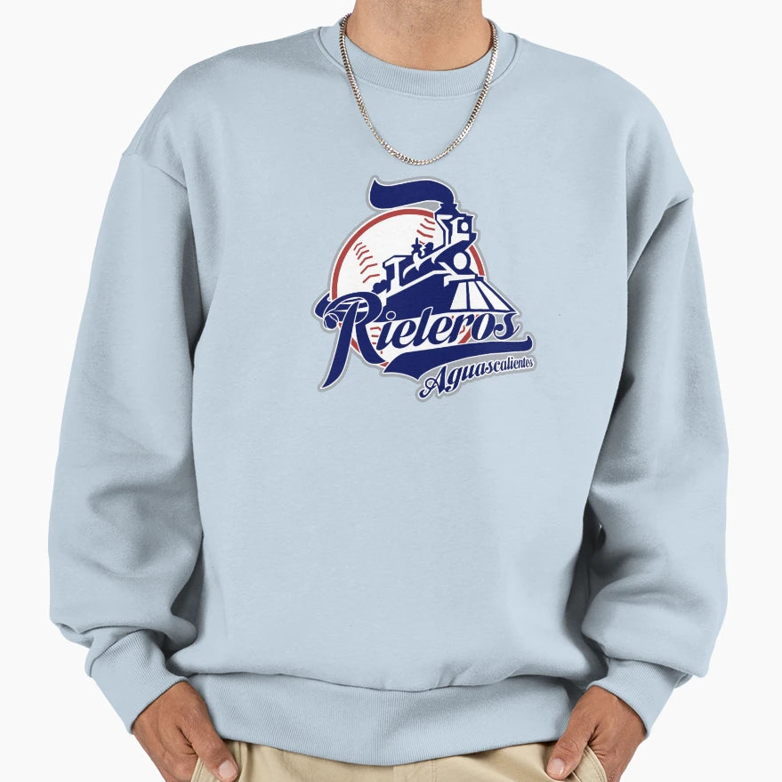 Rieleros Aguascalientes Baseball Sweatshirt - Unique Graphic for Adults - T-Shirt, Sweatshirt, Hoodie