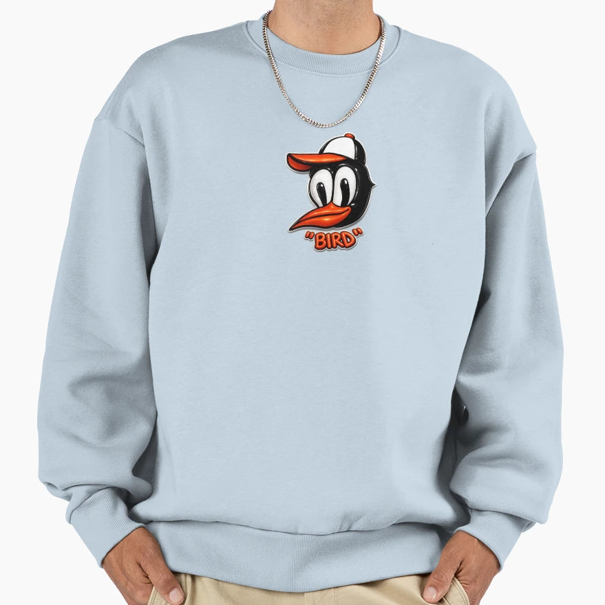 Bubbly Bird Sweatshirt - Minimalist Print Men Women - T-Shirt, Sweatshirt, Hoodie