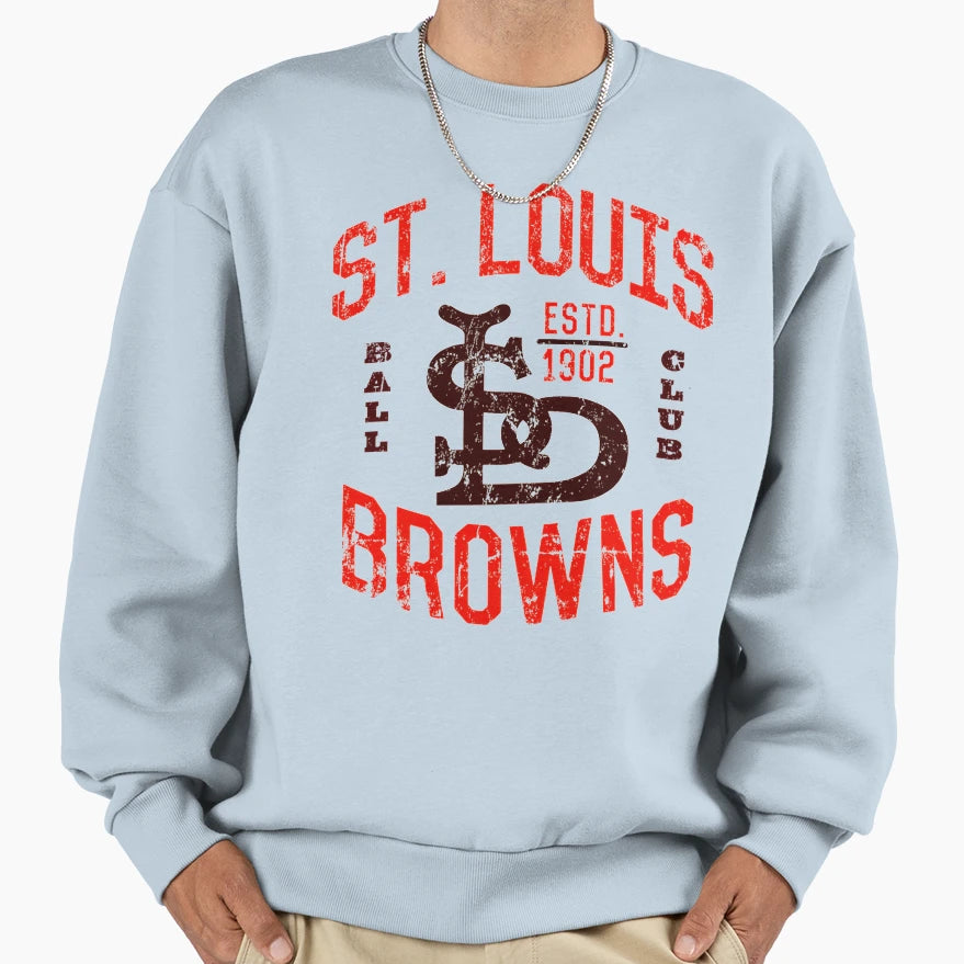 St Louis Browns T-Shirt - Casual Everyday Wear Unisex - T-Shirt, Sweatshirt, Hoodie