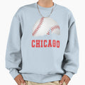 Chicago Baseball Skyline Sweatshirt - Novelty Apparel Men Women - T-Shirt, Sweatshirt, Hoodie