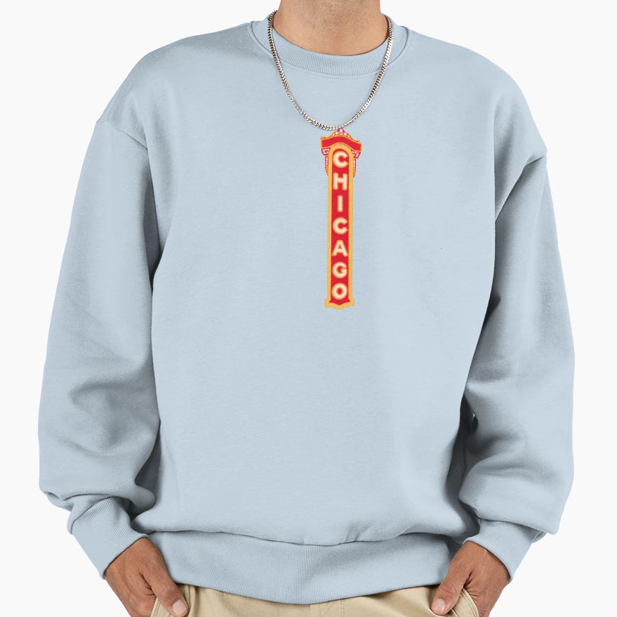 Chicago Sweatshirt - Casual Everyday Wear for Adults - T-Shirt, Sweatshirt, Hoodie