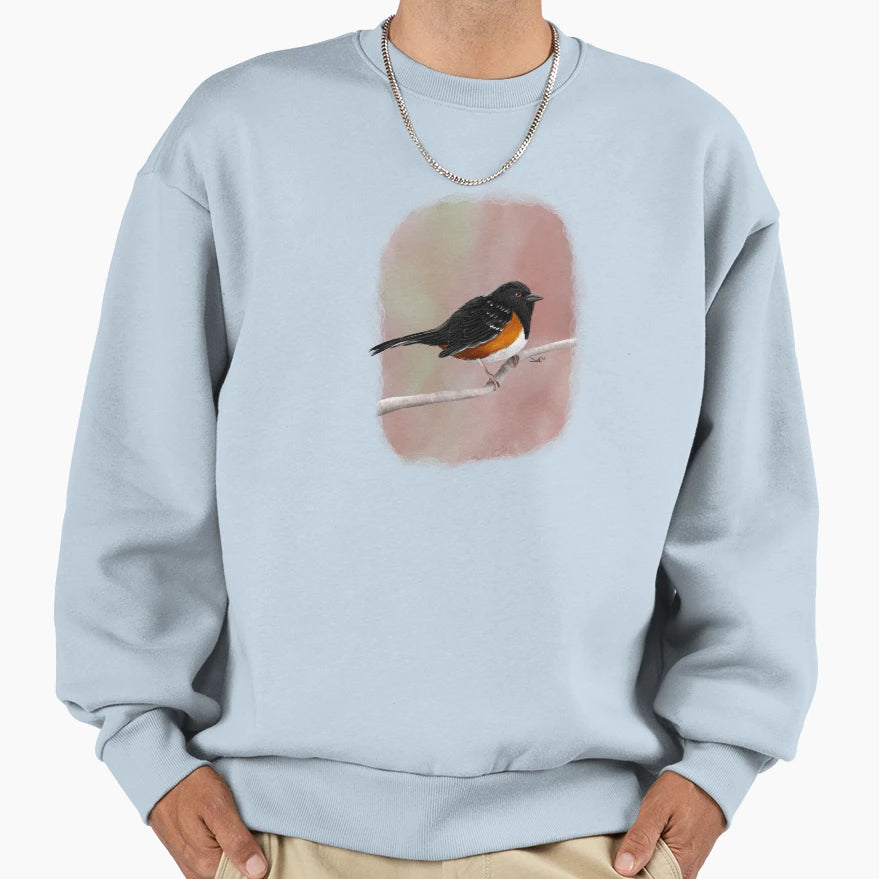 Spotted Towhee Sweatshirt - Unique Graphic Unisex - T-Shirt, Sweatshirt, Hoodie