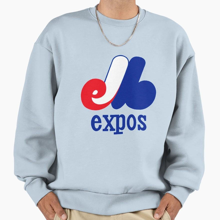 Montreal Expos Jersey Sweatshirt - Aesthetic Graphic Men Women - T-Shirt, Sweatshirt, Hoodie
