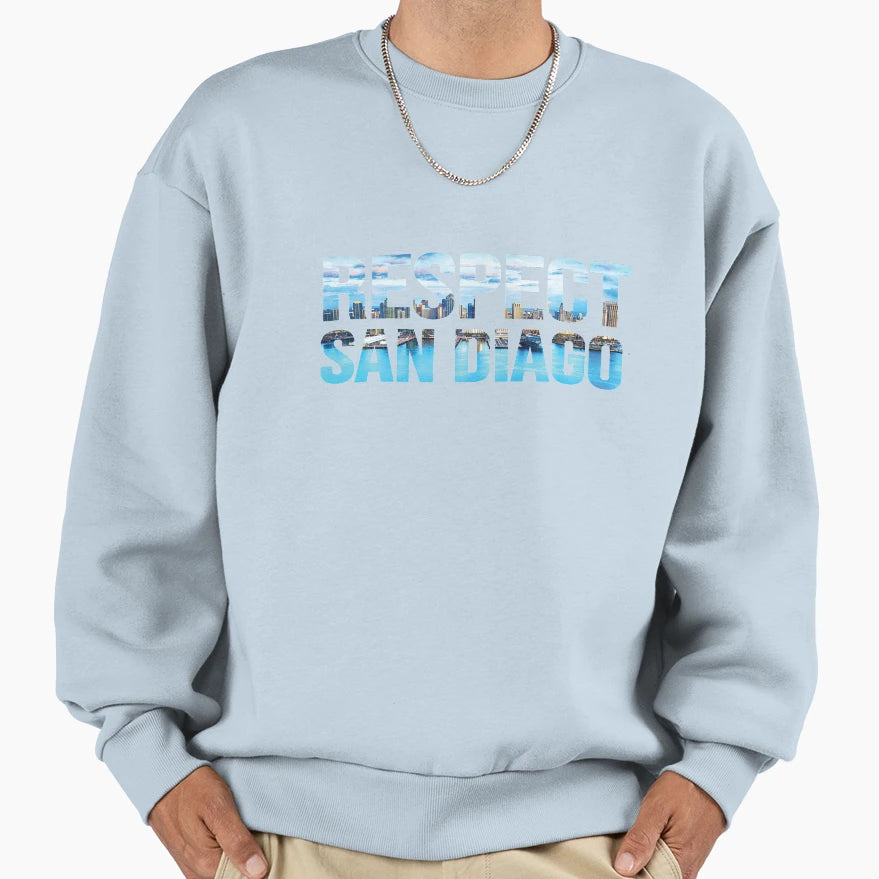 Respect San Diego Sweatshirt - Graphic Print for Adults - T-Shirt, Sweatshirt, Hoodie