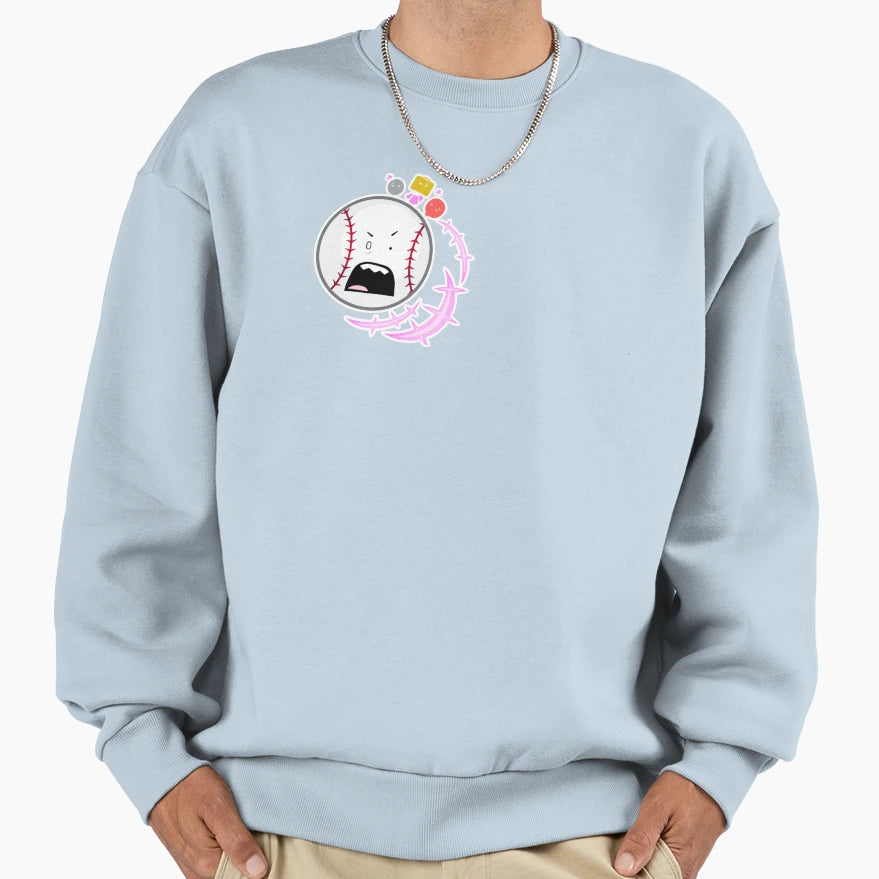 Possessed Baseball Roar Sweatshirt - Graphic Print for Adults - T-Shirt, Sweatshirt, Hoodie