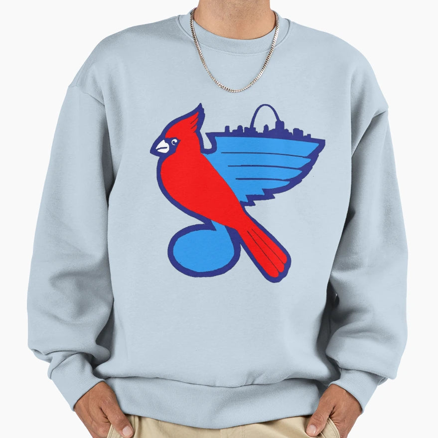 Art St Louis Cardinals Sweatshirt - Fun Novelty Design Men Women - T-Shirt, Sweatshirt, Hoodie