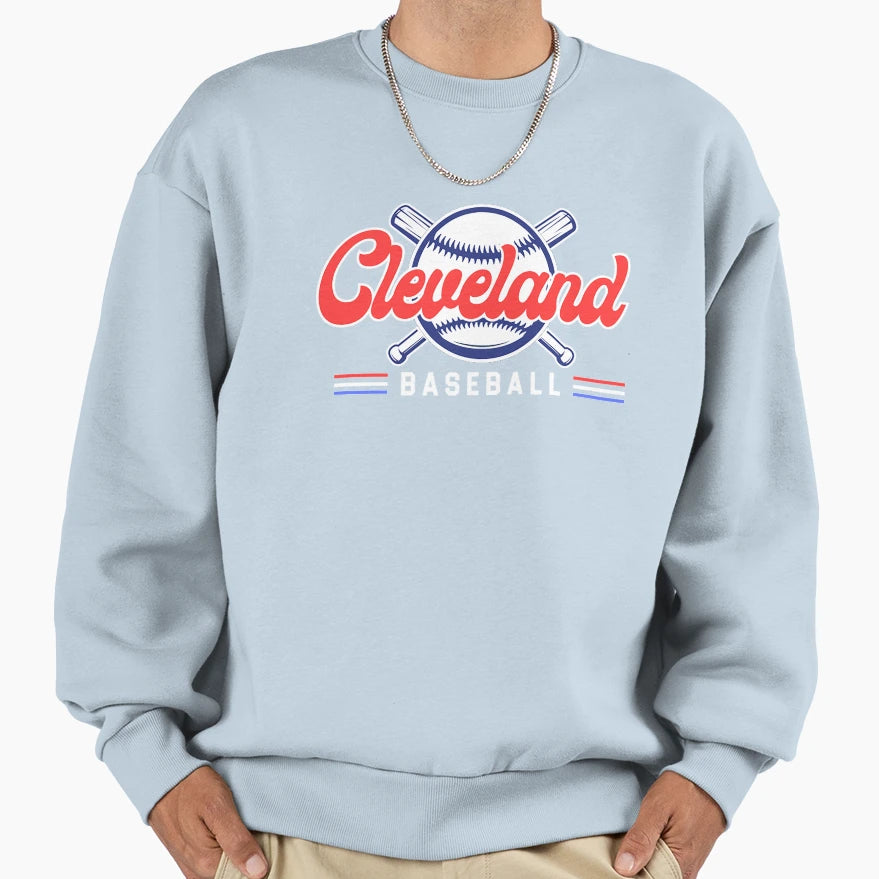 Cleveland Baseball Sweatshirt - Trendy Graphic for Adults - T-Shirt, Sweatshirt, Hoodie