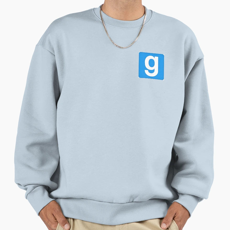 Garrys Mod Logo Sweatshirt - Minimalist Print Men Women - T-Shirt, Sweatshirt, Hoodie