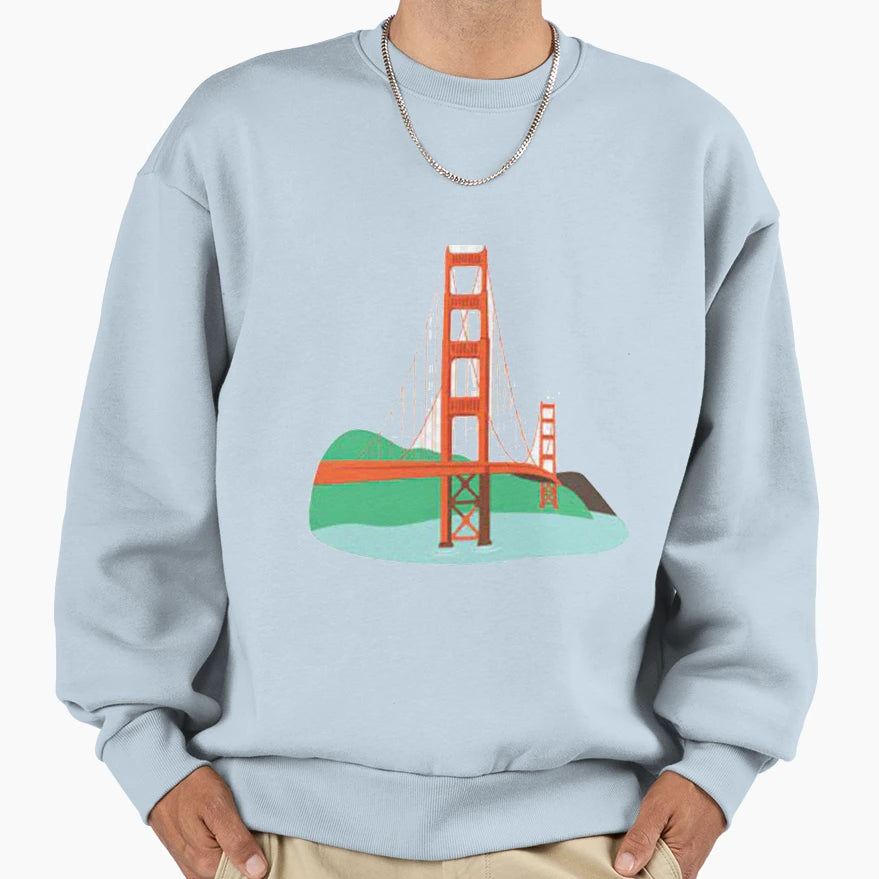 San Francisco Sweatshirt - Graphic Print Unisex - T-Shirt, Sweatshirt, Hoodie