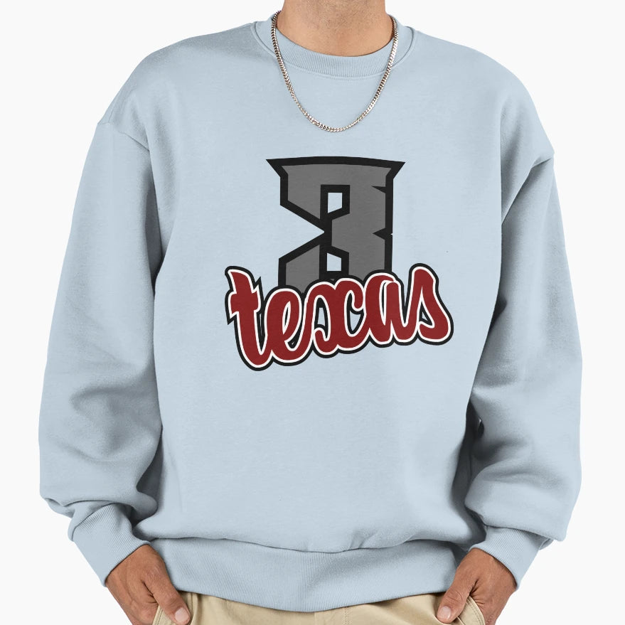 3 Texas Sweatshirt - Casual Everyday Wear Men Women - T-Shirt, Sweatshirt, Hoodie