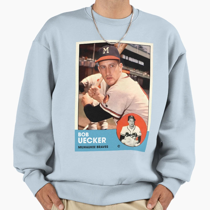 Bob Uecker Milwaukee Baseball Card Sweatshirt - Unique Graphic for Adults - T-Shirt, Sweatshirt, Hoodie