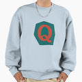 Letter Q Colorful Cutout Paper Sweatshirt - Fun Novelty Design Men Women - T-Shirt, Sweatshirt, Hoodie