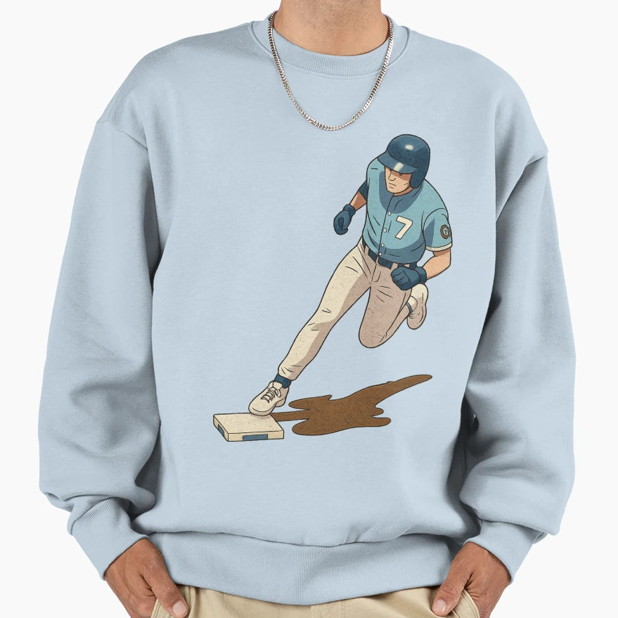 Mlb Art Bobby Baseball Running Sweatshirt - Fun Novelty Design Men Women - T-Shirt, Sweatshirt, Hoodie