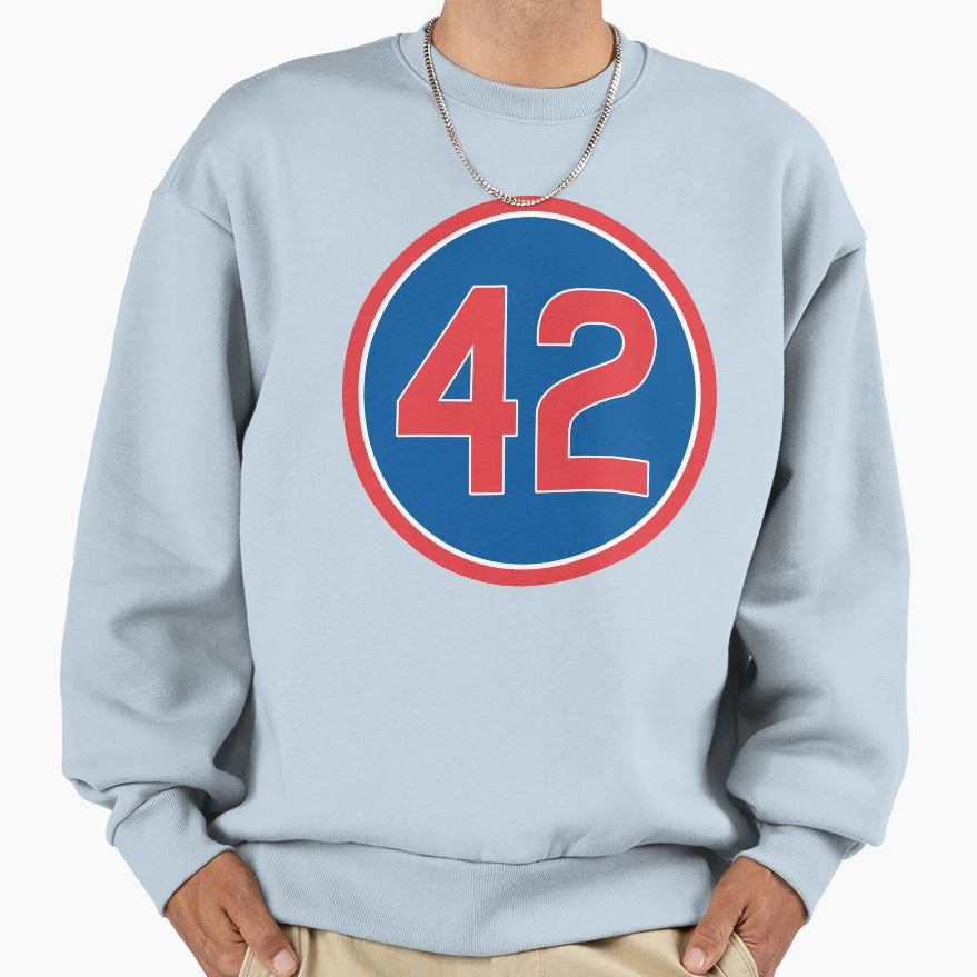 Bruce Sutter 42 Jersey Number Sweatshirt - Aesthetic Graphic for Adults - T-Shirt, Sweatshirt, Hoodie