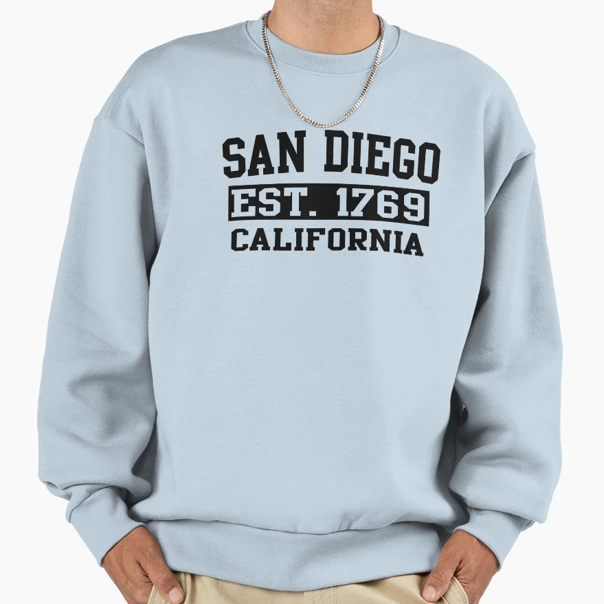 San Diego California Ca Sweatshirt - Casual Everyday Wear for Adults - T-Shirt, Sweatshirt, Hoodie