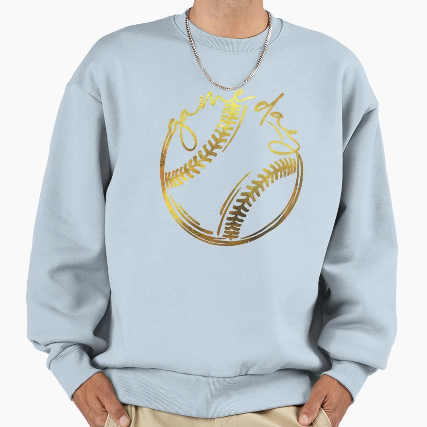 Game Day Baseball Baseball Life Sweatshirt - Trendy Graphic Men Women - T-Shirt, Sweatshirt, Hoodie