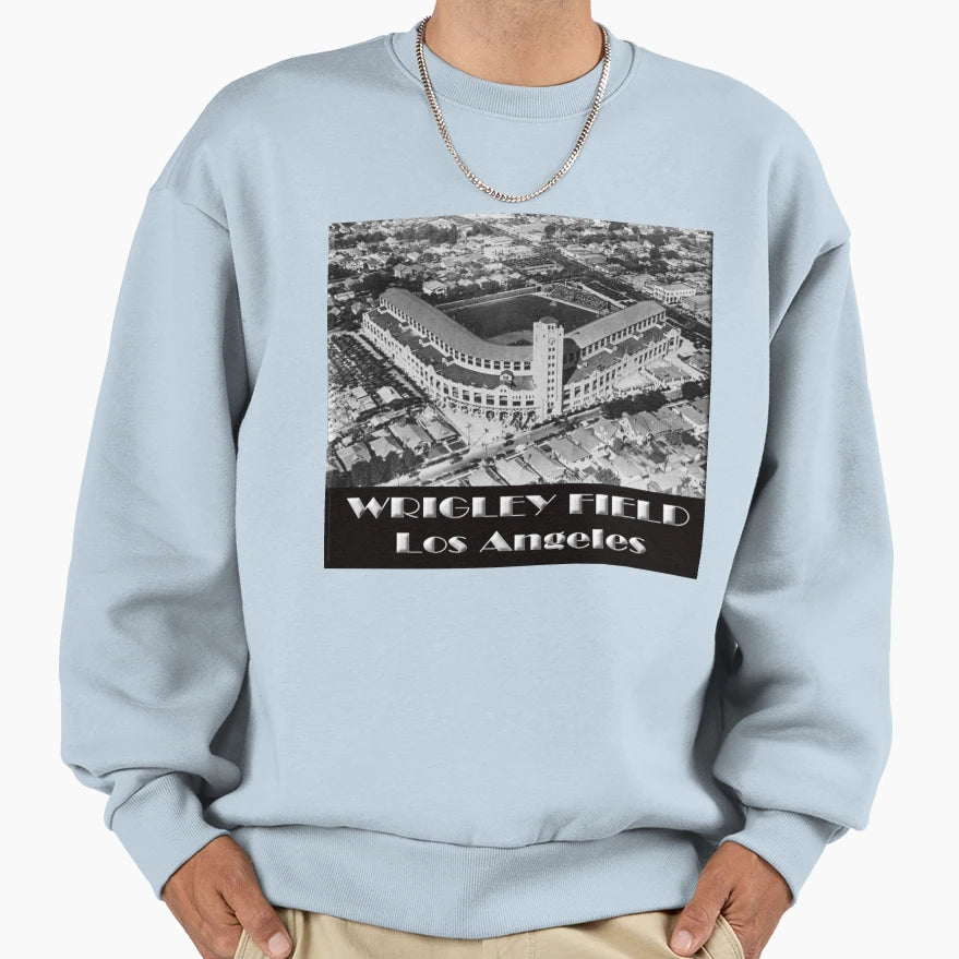 Wrigley Field Sweatshirt - Minimalist Print Men Women - T-Shirt, Sweatshirt, Hoodie