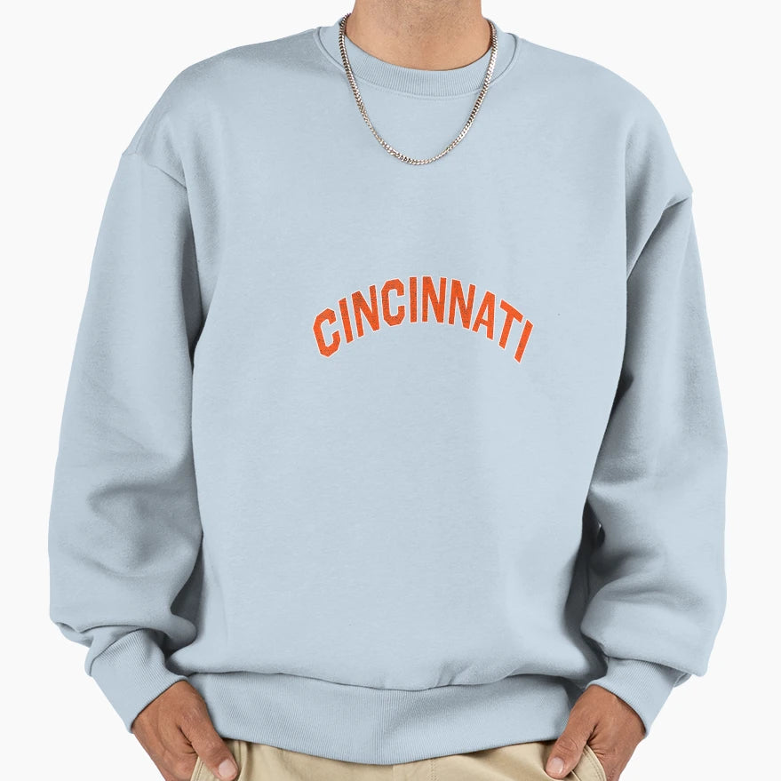 Ohio State Distressed Cincinnati Sweatshirt - Graphic Print for Adults - T-Shirt, Sweatshirt, Hoodie