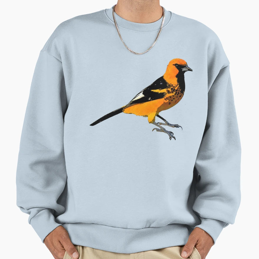 Spot Breasted Oriole Color Sweatshirt - Minimalist Print Men Women - T-Shirt, Sweatshirt, Hoodie