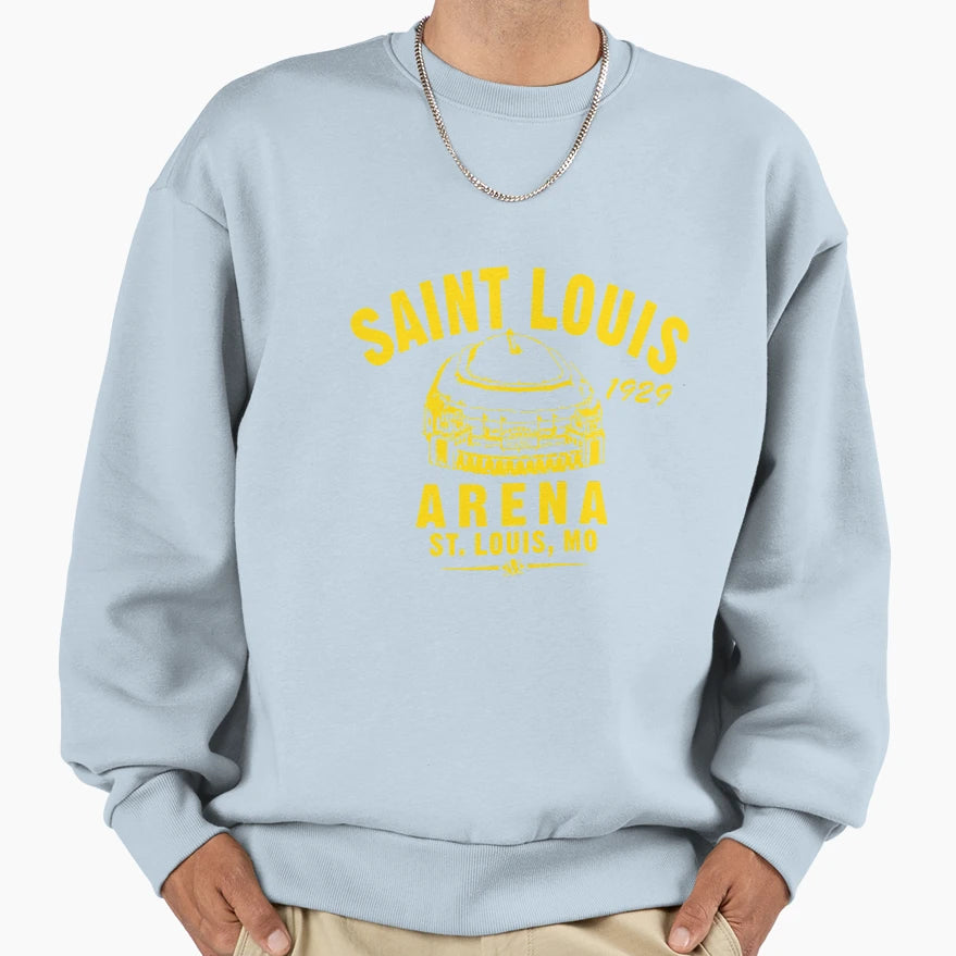 St Louis Arena 1929 Hockey Past Home Sweatshirt - Trendy Graphic Unisex - T-Shirt, Sweatshirt, Hoodie
