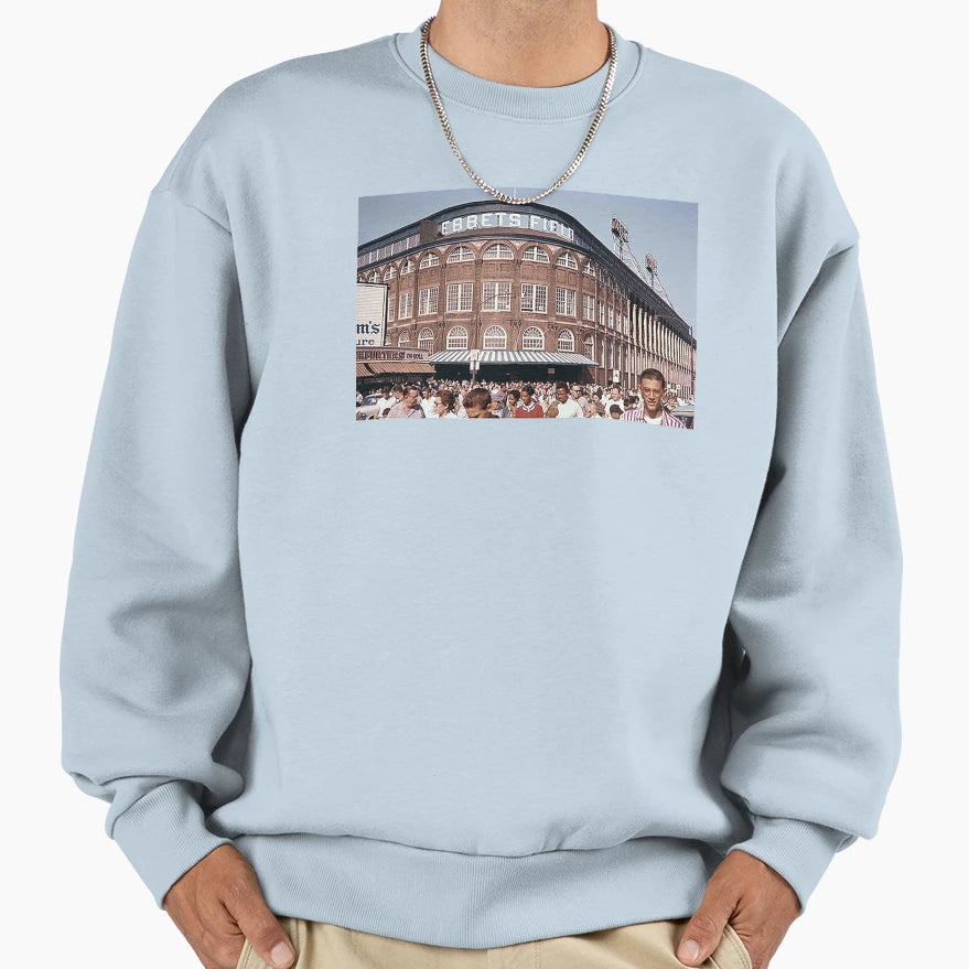Ebbetts Field Brooklyn Ny Brooklyn Sweatshirt - Fun Novelty Design Unisex - T-Shirt, Sweatshirt, Hoodie