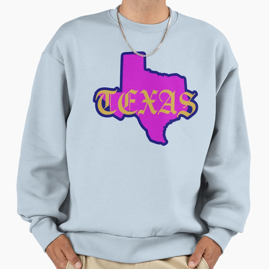 Texas State Sweatshirt - Graphic Print Men Women - T-Shirt, Sweatshirt, Hoodie
