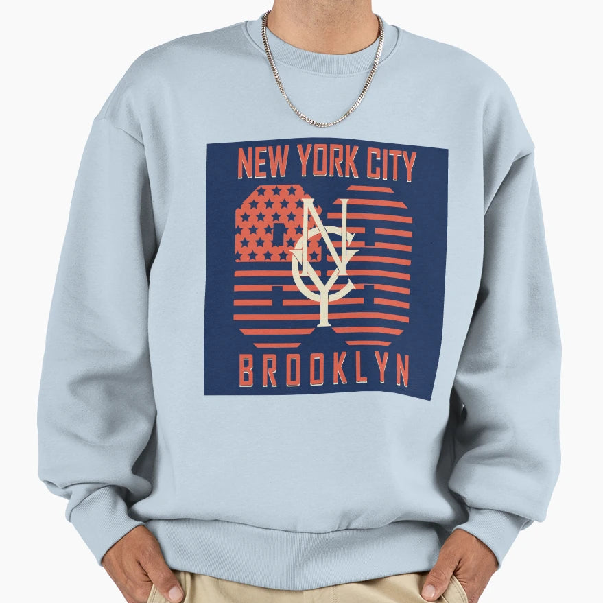 Brooklyn Sweatshirt - Graphic Print Men Women - T-Shirt, Sweatshirt, Hoodie