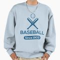 American Baseball Sport Logo Sweatshirt - Minimalist Print for Adults - T-Shirt, Sweatshirt, Hoodie