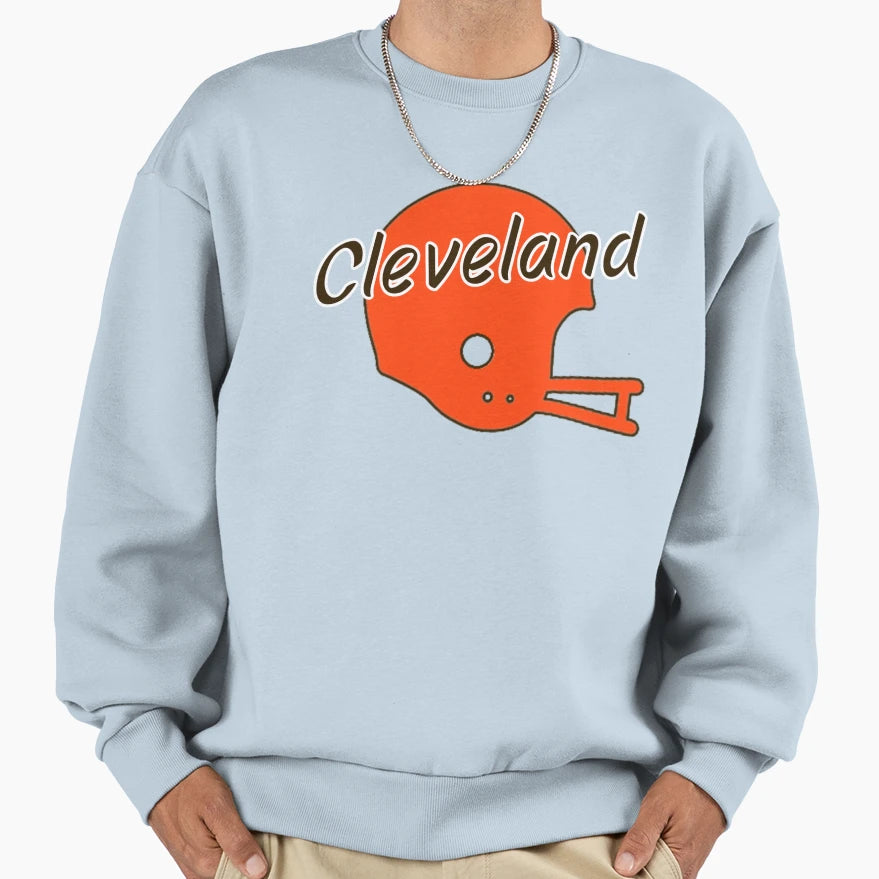 Cleveland Football Sweatshirt - Minimalist Print Unisex - T-Shirt, Sweatshirt, Hoodie