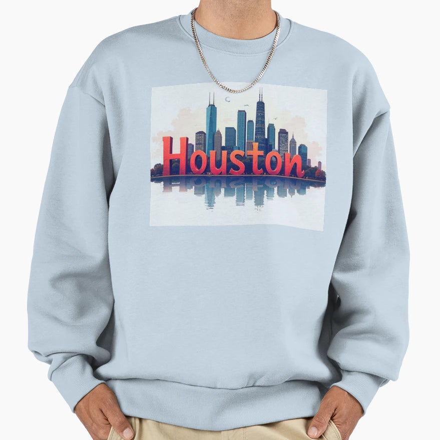 Houston Sweatshirt - Fun Novelty Design Unisex - T-Shirt, Sweatshirt, Hoodie