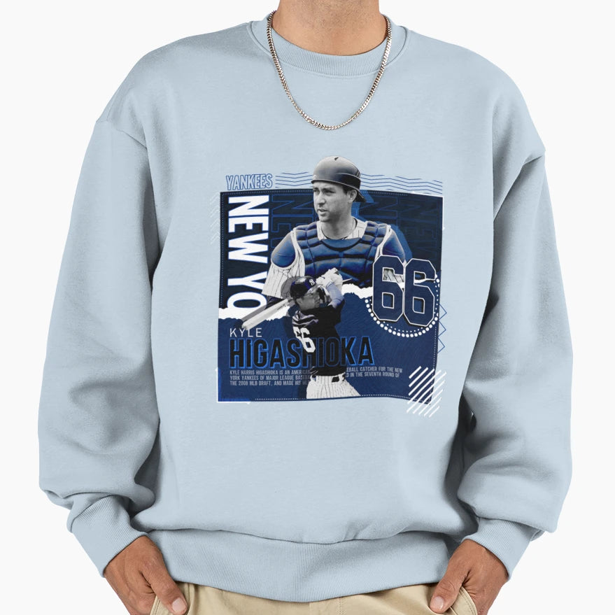 Kyle Higashioka Baseball Sweatshirt - Fun Novelty Design Unisex - T-Shirt, Sweatshirt, Hoodie