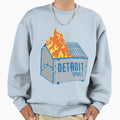 Detroit Sports Dumpster Fire Sweatshirt - Unique Graphic Men Women - T-Shirt, Sweatshirt, Hoodie