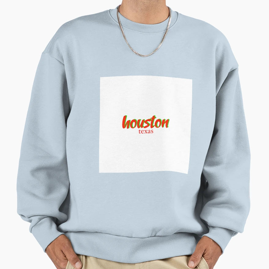 Houston Texas Sweatshirt - Minimalist Print Unisex - T-Shirt, Sweatshirt, Hoodie