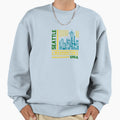 Seattle Washington United States Sweatshirt - Minimalist Print Unisex - T-Shirt, Sweatshirt, Hoodie