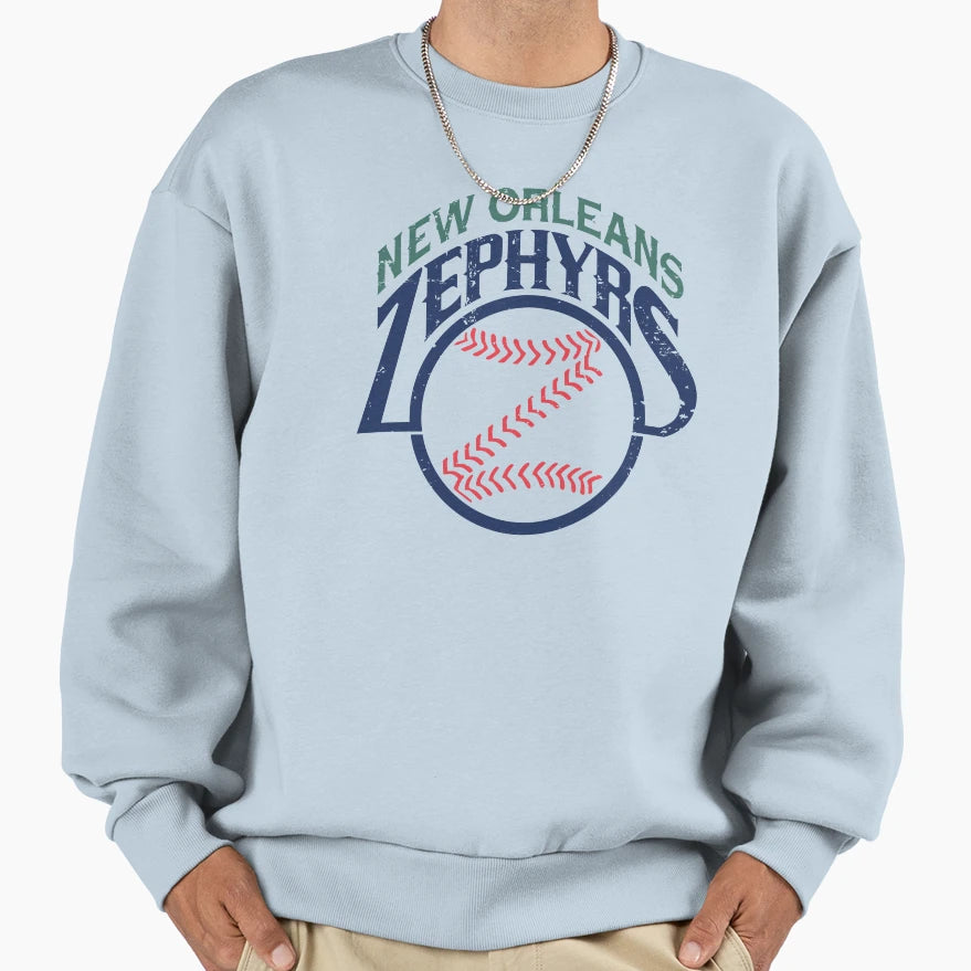 New Orleans Zephyrs Defunct Baseball Sweatshirt - Unique Graphic for Adults - T-Shirt, Sweatshirt, Hoodie