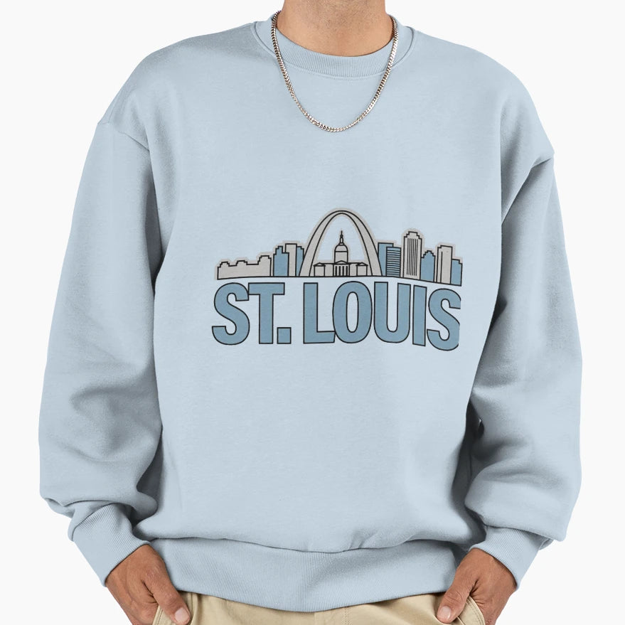 Art St Louis Blues Sweatshirt - Custom Art Print Men Women - T-Shirt, Sweatshirt, Hoodie