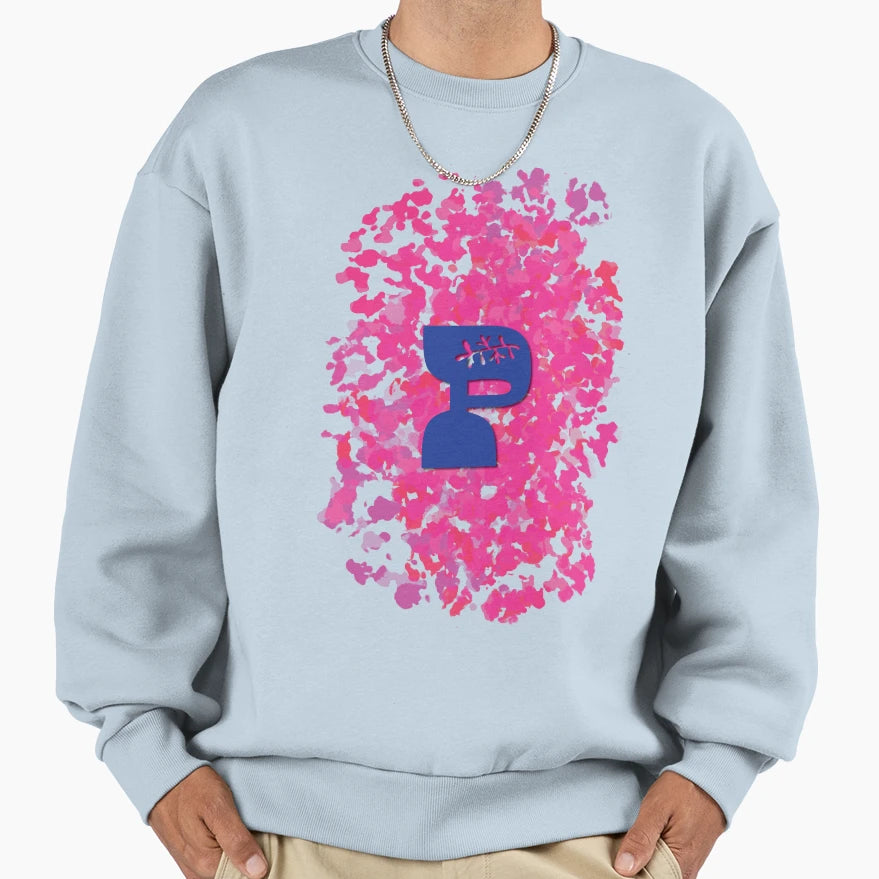 P Letter P Letter Sweatshirt - Casual Everyday Wear for Adults - T-Shirt, Sweatshirt, Hoodie