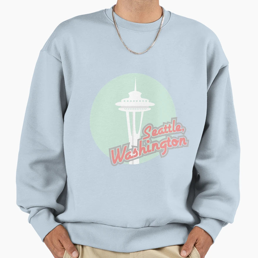Seattle Washington Sweatshirt - Casual Everyday Wear Men Women - T-Shirt, Sweatshirt, Hoodie