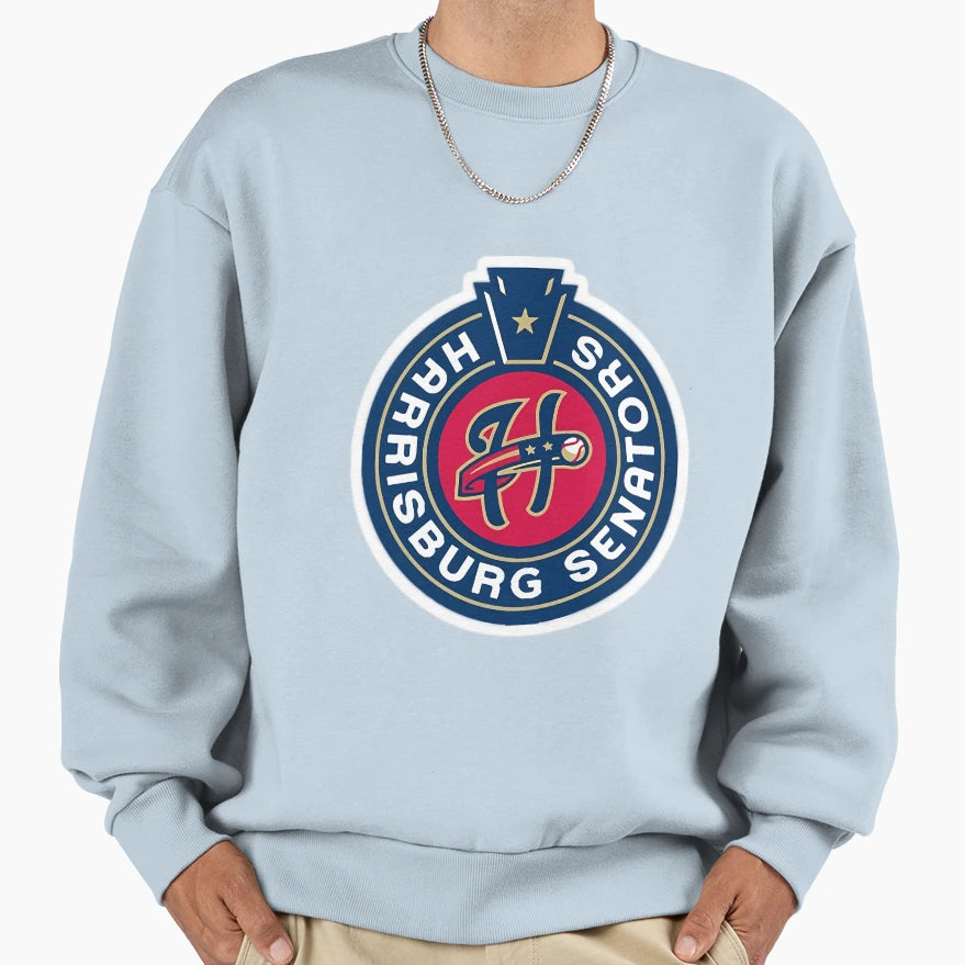 Harrisburg Senators Baseball Sweatshirt - Graphic Print Unisex - T-Shirt, Sweatshirt, Hoodie